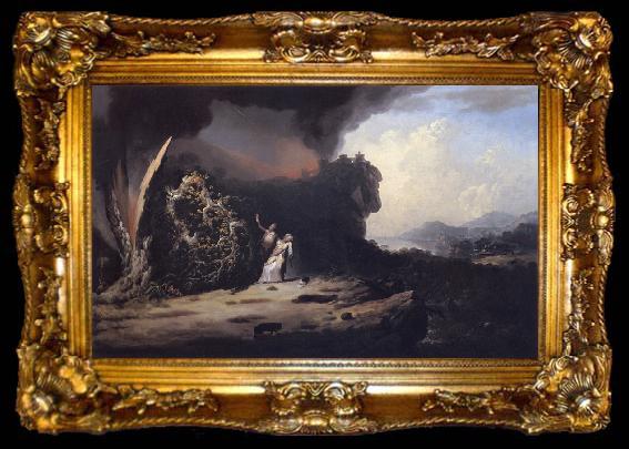 framed  William Williams Thunderstorm with the Death of Amelia, ta009-2